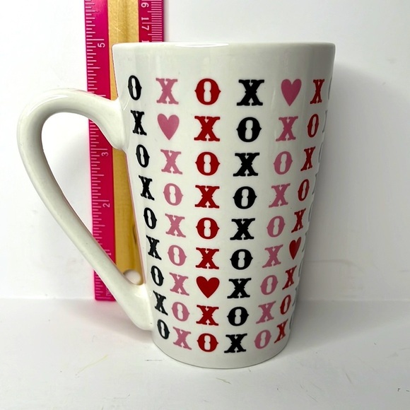 XOXO Coffee Expresso Tea Cup 5” Tall Porcelain‎ Mug Valentines Day NWOB - Picture 3 of 5